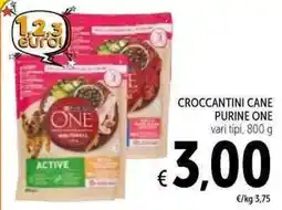 Spazio Conad Croccantini cane purine one offerta