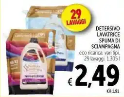Spazio Conad Detersivo lavatrice spuma di sciampagna offerta
