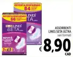 Spazio Conad Assorbenti Lines Seta Ultra offerta