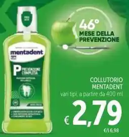 Spazio Conad Collutorio Mentadent offerta