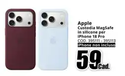MediaWorld Apple Custodia MagSafe in silicone per iPhone 18 Pro offerta