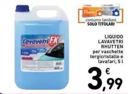 Spazio Conad Liquido lavavetri Rhutten offerta