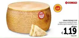 Spazio Conad Grana Padano DOP offerta