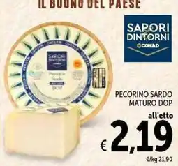Spazio Conad Pecorino sardo maturo dop offerta