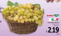 Spazio Conad Uva bianca regina offerta