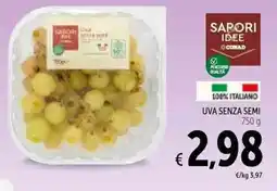 Spazio Conad Uva senza semi offerta