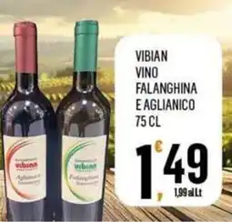 Vibian Vibian vino falanghina e aglianico offerta