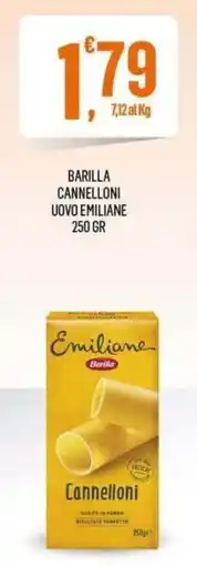 Vibian Barilla Cannelloni Uovo Emiliane offerta