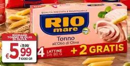 Jero Market Rio mare Tonno all'Olio di Oliva offerta