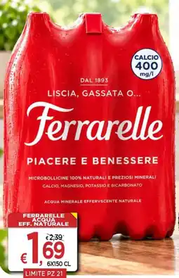 Jero Market Ferrarelle acqua eff. naturale offerta