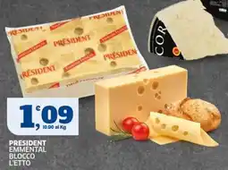 Sigma President Emmental Blocco offerta