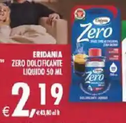 Deco Iperstore Eridania Zero dolcificante liquido offerta