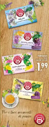 Deco Iperstore Pompadour tisane offerta