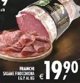 Deco Iperstore Franchi Salame Finocchiona offerta