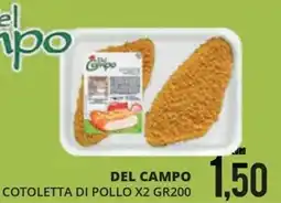 Mazzeo Supermercati Del Campo Cotoletta di pollo offerta