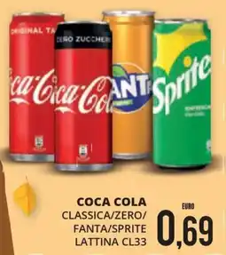 Mazzeo Supermercati Coca-Cola Classica/Zero/Fanta/Sprite Lattina offerta