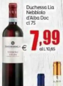 Elite Duchessa Lia Nebbiolo d'Alba Doc offerta