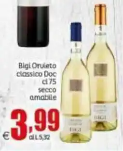Elite Bigi Orvieto classico Doc secco amabile offerta