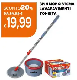 Ekom Spin mop sistema lavapavimenti Tonkita offerta