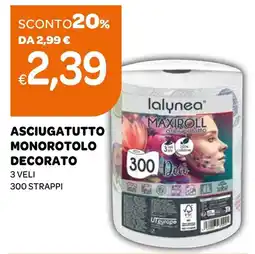 Ekom lalynèa asciugatutto monorotolo decorato offerta