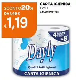 Ekom Carta igienica Dayly offerta