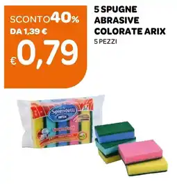 Ekom Spugne abrasive colorate Arix offerta