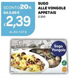 Ekom Sugo alle vongole Appetais offerta