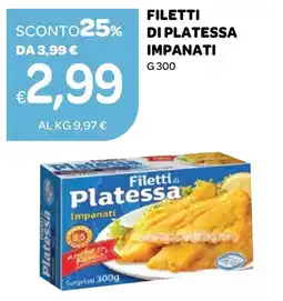 Ekom Filetti di Platessa Impanati offerta