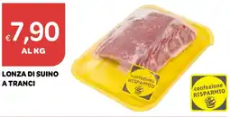 Ekom Lonza di suino a tranci offerta