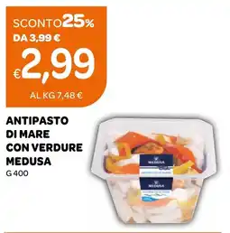 Ekom Antipasto di mare con verdure Medusa offerta