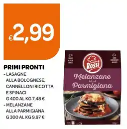 Ekom Melanzane alla Parmigiana Rossi offerta