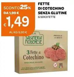 Ekom Fette di Cotechino senza glutine offerta