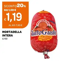 Ekom Mortadella Intera Tutto Gusto offerta