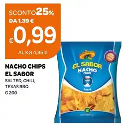 Ekom Nacho chips El Sabor offerta