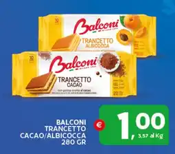 Extra Supermercati Balconi Trancetto Cacao/Albicocca offerta