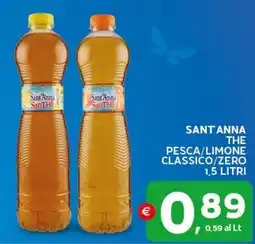 Extra Supermercati Sant'Anna the pesca/limone classico/zero offerta