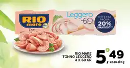 Extra Supermercati Rio mare tonno leggero offerta