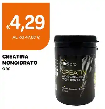 Creatina monoidrato fit&pro