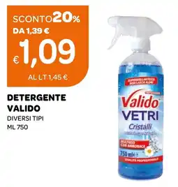 Ekom Detergente valido vetri cristalli offerta