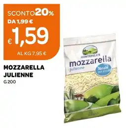 Ekom Mozzarella julienne Montefelice offerta