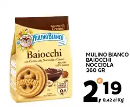 Extra Supermercati Mulino Bianco Baiocchi Nocciola offerta