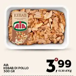 Extra Supermercati AIA kebab di pollo offerta