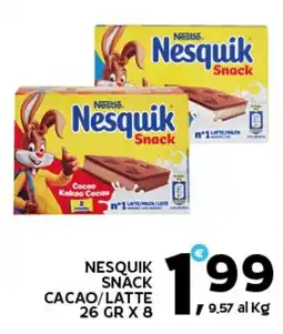 Extra Supermercati Nesquik Snack Cacao offerta