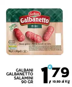 Extra Supermercati Galbani Galbanetto Salamini offerta