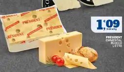 Ok Sigma President Emmenthal Blocco offerta