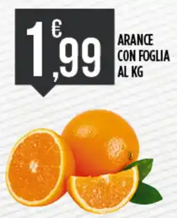 Supermercato Pollio Arance con foglia offerta
