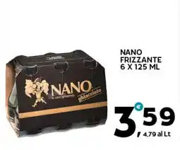 Extra Supermercati Nano frizzante ghiacciato offerta