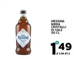 Extra Supermercati Birra Messina Cristalli di Sale offerta