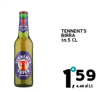 Tennent's birra