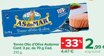 Tonno Olio d'Oliva Asdomar